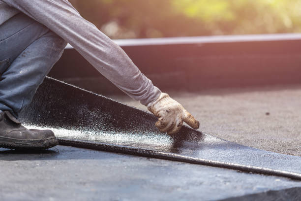 Professional Crawl Space Encapsulation technician working in Hamden, OH